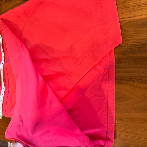 LOFT Coral Pink A Line Skirt 8 - Picture 3 of 6